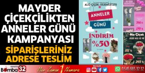 MAYDER Çiçekçilikten Anneler Günü kampanyası