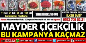 MAYDER ÇİÇEKÇİLİKTEN KAMPANYA