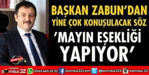 MAYIN EŞEKLİĞİ YAPIYOR