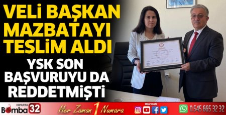Mazbata Kahraman'a verildi