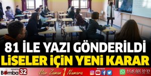 MEB, 81 ile yazı gönderdi! Liseler için yeni karar