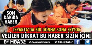 MEB AÇIKLADI! OKULLARDA BİR DÖNEM SONA ERİYOR