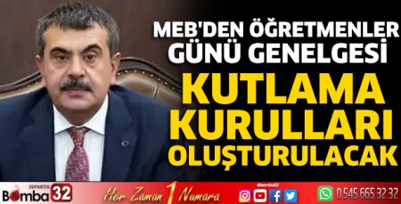 MEB'den 'Öğretmenler Günü' genelgesi