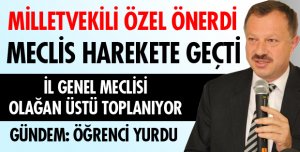 MECLİS OLAĞAN ÜSTÜ TOPLANIYOR