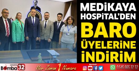 Medikaya Hospital’den Baro üyelerine indirim  