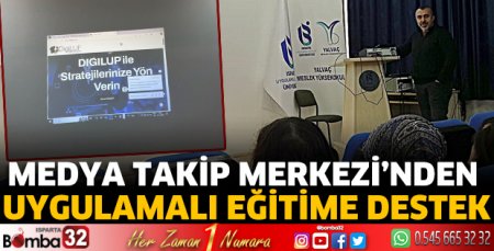 Medya Takip Merkezi’nden uygulamalı eğitime destek