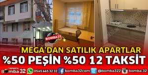 MEGA GAYRİMENKUL YATIRIM OFİSİNDEN SATILIK APARTLAR