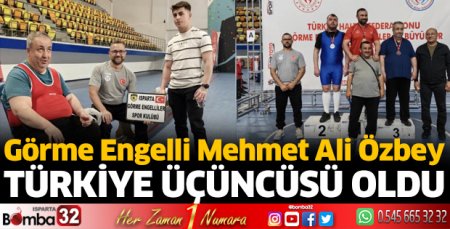 Mehmet Ali Özbey yine madalya kazandı