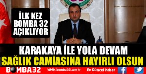 MEHMET KARAKAYA TEKRAR SAĞLIK İL MÜDÜRÜ OLDU