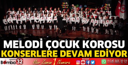 Melodi Çocuk Korosu konserlere devam ediyor