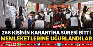 MEMLEKETLERİNE UĞURLANDILAR