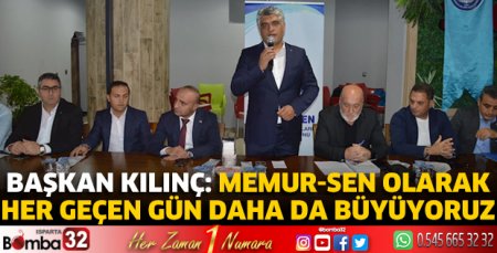 Memur -Sen olarak her geçen gün daha da büyüyoruz