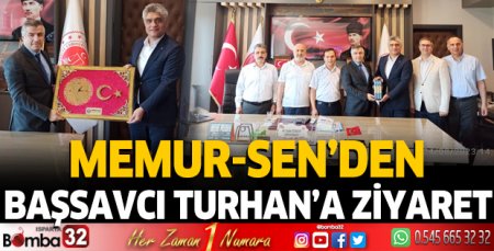 Memur-Sen’den Başsavcı Turhan’a ziyaret 