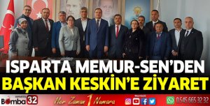 Memur-Sen'den Başkan Keskin'e Ziyaret