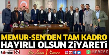 Memur-Sen'den hayırlı olsun ziyareti