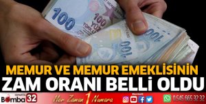 Memur ve Memur emeklisinin zam oranı belli oldu