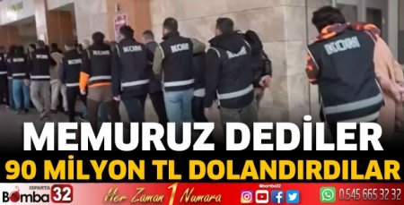 Memuruz dediler 90 Milyon lira dolandırdılar 