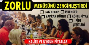 MENÜSÜNÜ ZENGİNLEŞTİRDİ!