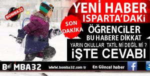 MERAKLA BEKLENEN SORUNUN CEVABI BOMBA 32 DE 