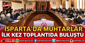 MERKEZ MUHTARLAR TOPLANTISI YAPILDI