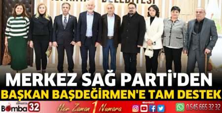 Merkez Sağ Parti'den Başkan Başdeğirmen'e tam destek