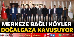 Merkeze bağlı köyler doğalgaza kavuşuyor