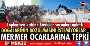 MERMER OCAKLARINA HALK TEPKİ GÖSTERDİ