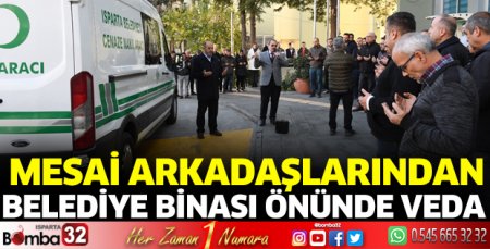 Mesai arkadaşlarından İsmail Tufan'a veda