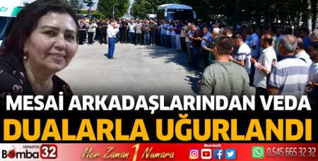 Mesai arkadaşlarından son veda