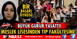 MESLEK LİSESİNDEN TIP FAKÜLTESİNE