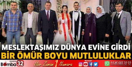 Meslektaşımız dünya evine girdi