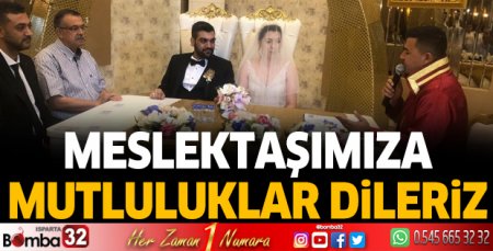 Meslektaşımızın mutlu günü
