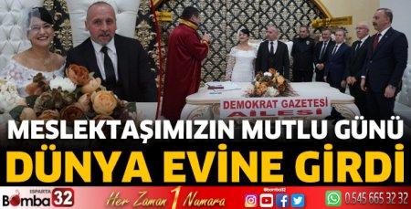 Meslektaşımızın mutlu günü