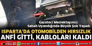 MESLEKTAŞIMIZ SABAH UYANDIĞINDA BÜYÜK ŞOK YAŞADI