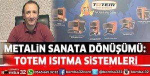 METALİN SANATA DÖNÜŞÜMÜ: TOTEM ISITMA SİSTEMLERİ