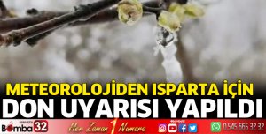 Meteorolojiden Don Uyarısı