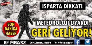 METEOROLOJİDEN KUVVETLİ YAĞIŞ UYARISI