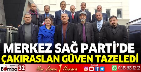 Metin Çakıraslan güven tazeledi