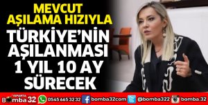 Mevcut aşılama hızıyla Türkiye’nin aşılanması 1 yıl 10 ay sürecek