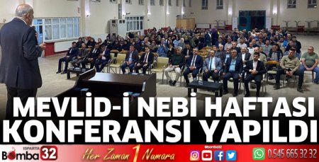 Mevlid-i Nebi Haftası Konferansı Yapıldı