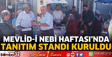 Mevlid-i Nebi Haftası’nda Tanıtım standı kuruldu 