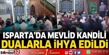 Mevlid Kandili dualarla ihya edildi