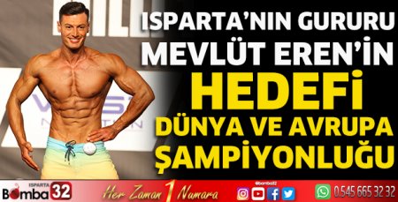 Mevlüt Eren’in Hedefi Dünya ve Avrupa Şampiyonluğu