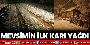 MEVSİMİN İLK KAR YAĞIŞI