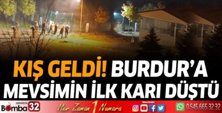 Mevsimin ilk karı geldi