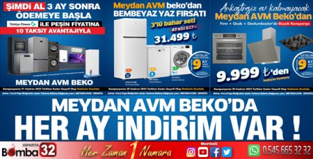 Meydan AVM Beko’da Her İndirim Var!
