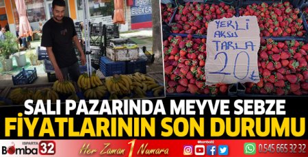 Meyve sebze fiyatlarının son durumu 