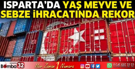Meyve ve sebze mamulleri ihracatı rekor kırdı