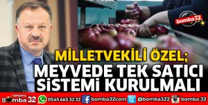 MEYVEDE TEK SATICI SİSTEMİ KURULMALI