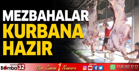 Mezbahalar kurbana hazır